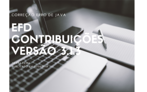 EFD Contribuições – Versão 3.1.3